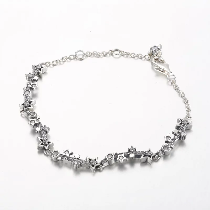 (image pour) Bracelet Pandora Voie lactée en argent sterling avec zircones cubiques transpare - Afficher 2