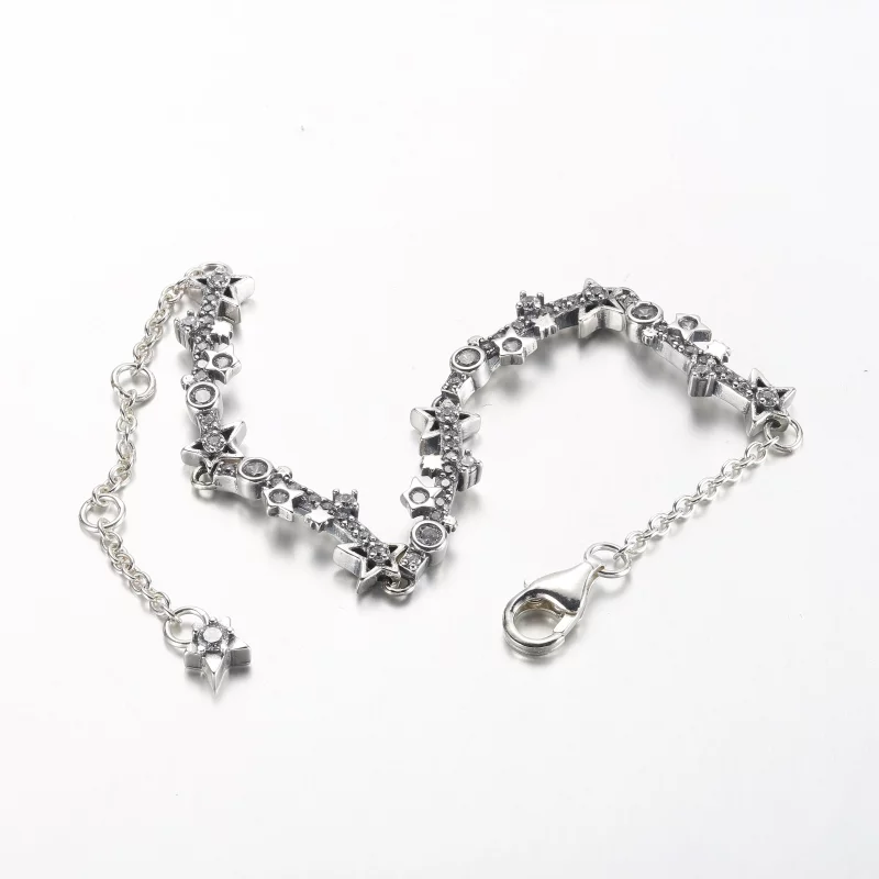 (image pour) Bracelet Pandora Voie lactée en argent sterling avec zircones cubiques transpare - Afficher 5