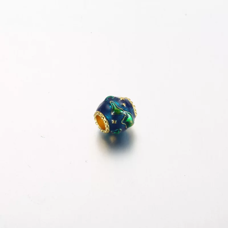 (image pour) Charm en plaqué or 14 carats Pandora Earth - 762431C01 - Afficher 2