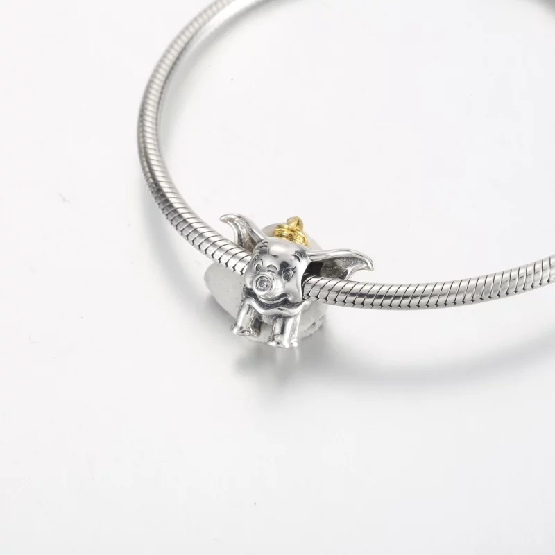(image pour) Charm Pandora Disney 100ème anniversaire de Dumbo - 792748C01 - Afficher 5