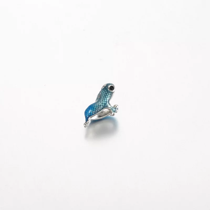 (image pour) Charm Pandora Lézard Métallique Bleu - 792701C01 - Afficher 3