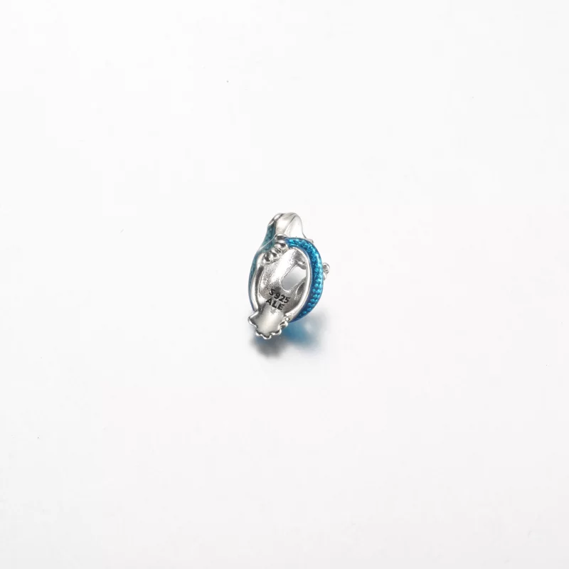 (image pour) Charm Pandora Lézard Métallique Bleu - 792701C01 - Afficher 4