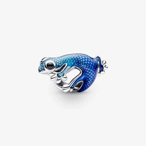 (image pour) Charm Pandora Lézard Métallique Bleu - 792701C01