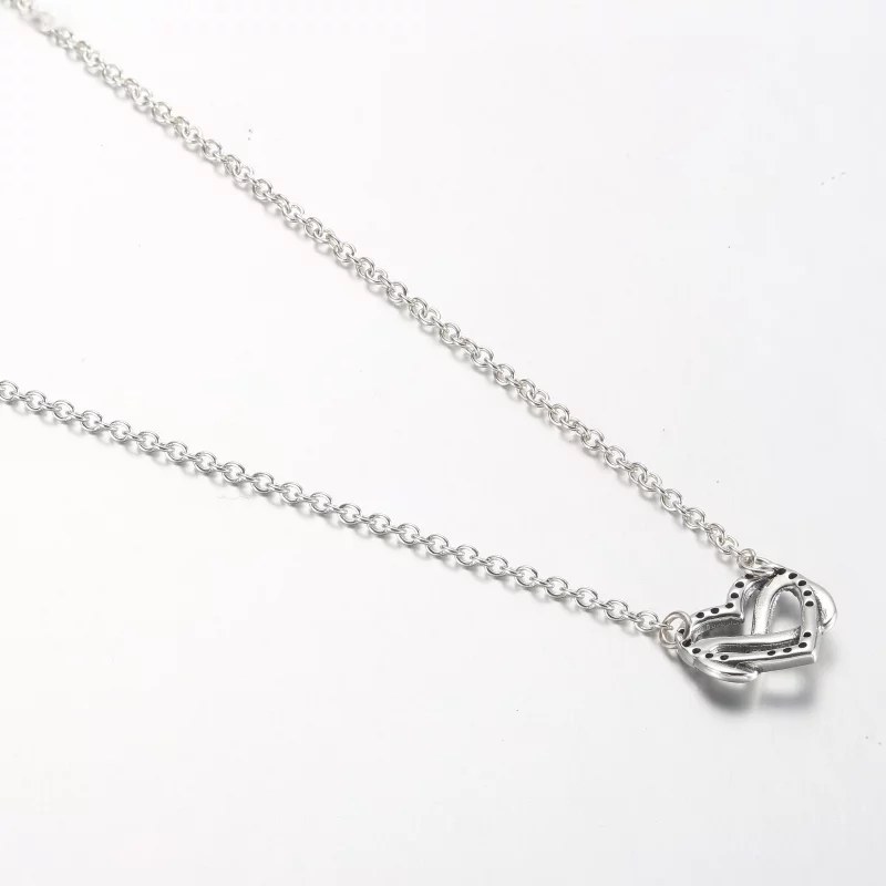 (image pour) Collier Pandora Sparkling Infinity Heart - 392666C01-50 - Afficher 3