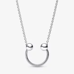 (image pour) Collier pendentif Charm U-shape pour Moments Pandora - 392747C00-45