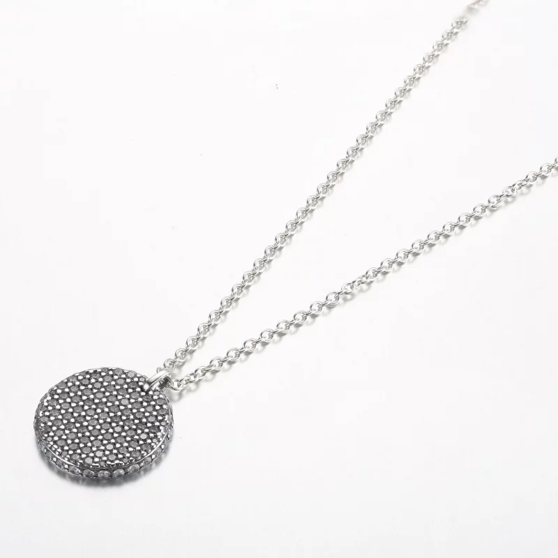 (image pour) Collier pendentif Pandora Timeless Pavé rond - 392632C01-45 - Afficher 2