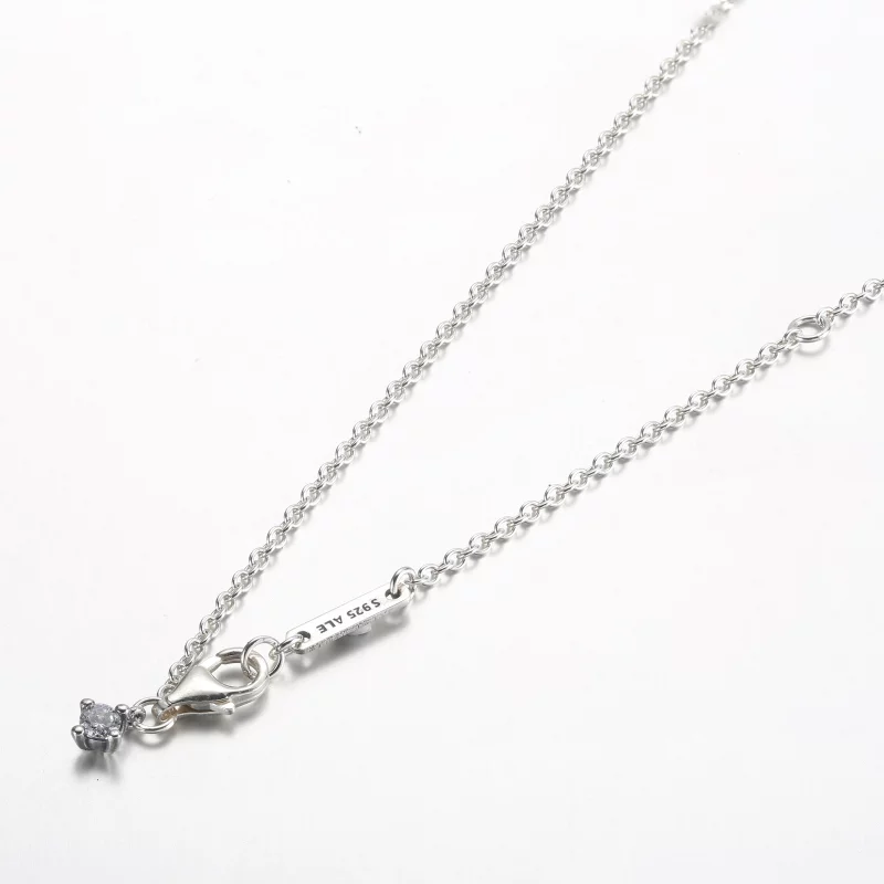 (image pour) Collier pendentif Pandora Timeless Pavé rond - 392632C01-45 - Afficher 4