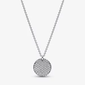 (image pour) Collier pendentif Pandora Timeless Pavé rond - 392632C01-45