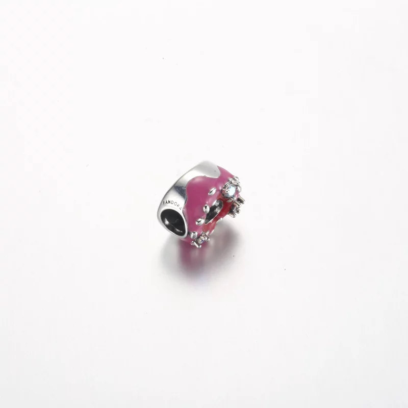 (image pour) Pandora Charm en argent sterling en forme de beignet - 792596C01 - Afficher 3