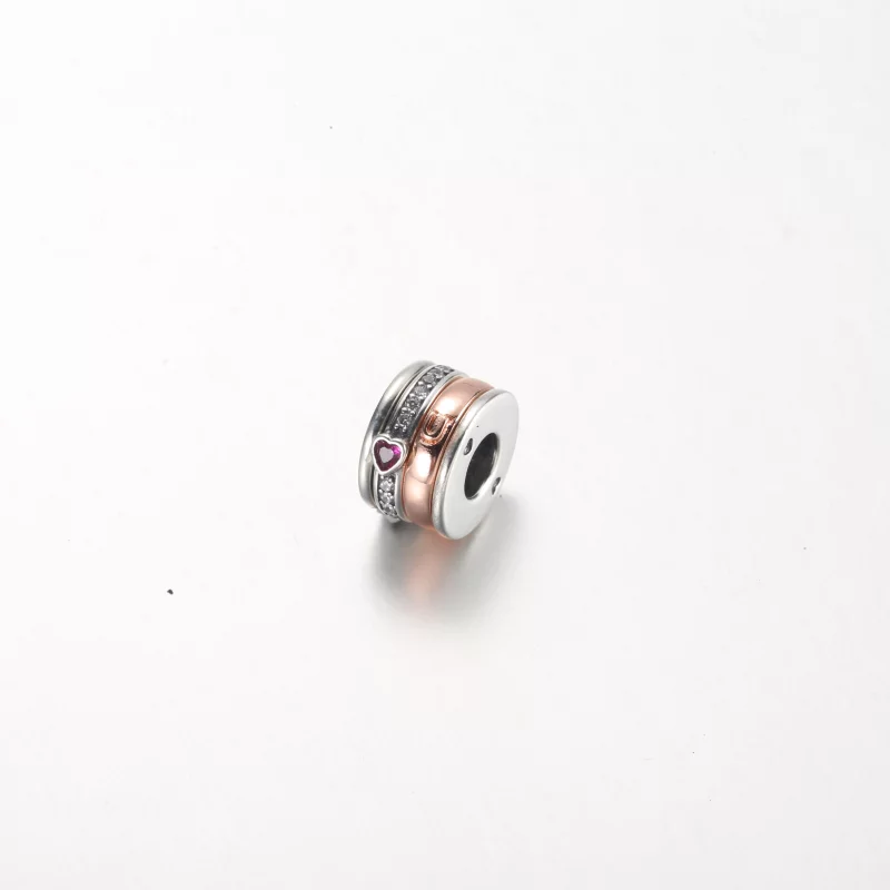 (image pour) Pandora Charm Message d'Amour à Deux Tons - 782639C01 - Afficher 2