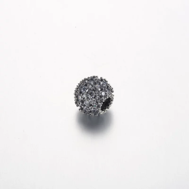 (image pour) Pandora Charme Rond Étincelant Pavé - 792630C01 - Afficher 2
