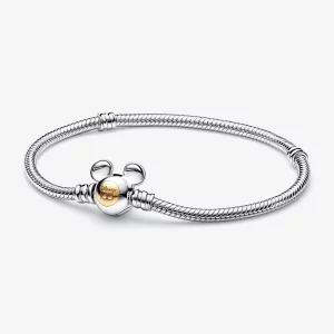 (image pour) Pandora Disney 100e Anniversaire Moments Bracelet Chaîne Serpent - 592514C00