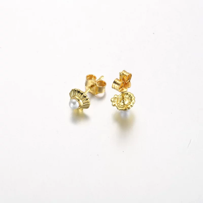 (image pour) Pandora Disney Les Boucles d'Oreilles Clous Coquillage La Petite Sirène - 262686 - Afficher 5