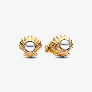 (image pour) Pandora Disney Les Boucles d'Oreilles Clous Coquillage La Petite Sirène - 262686C01