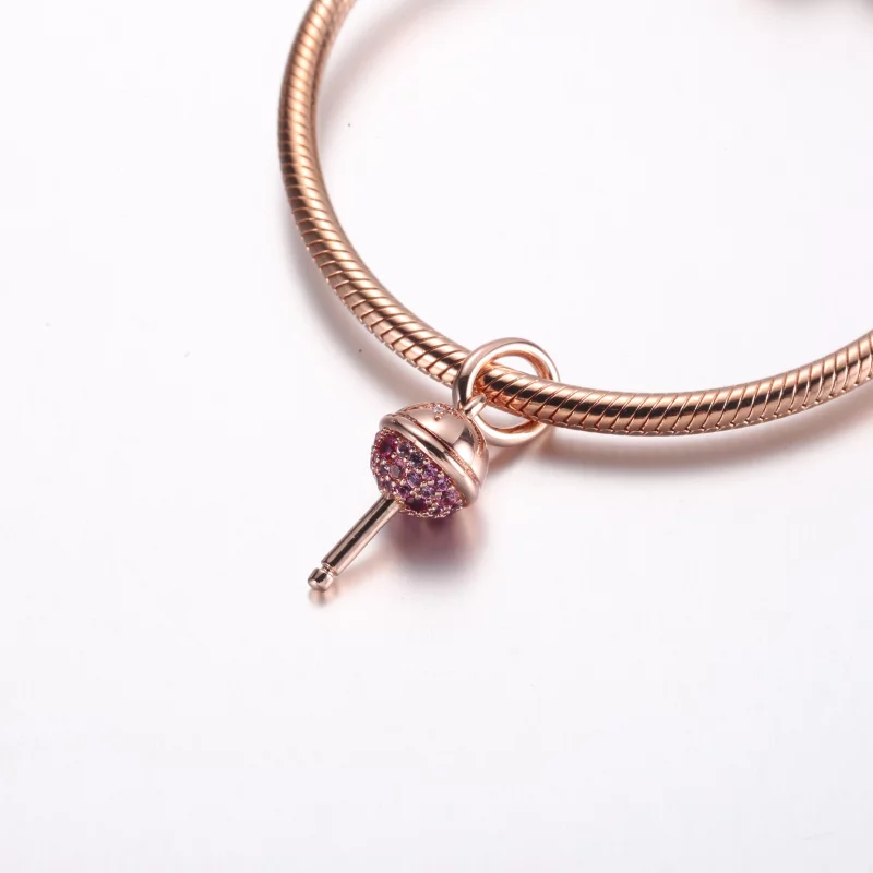 (image pour) Pandora Lollipop pendante plaquée or rose 14 carats - 782598C01 - Afficher 4