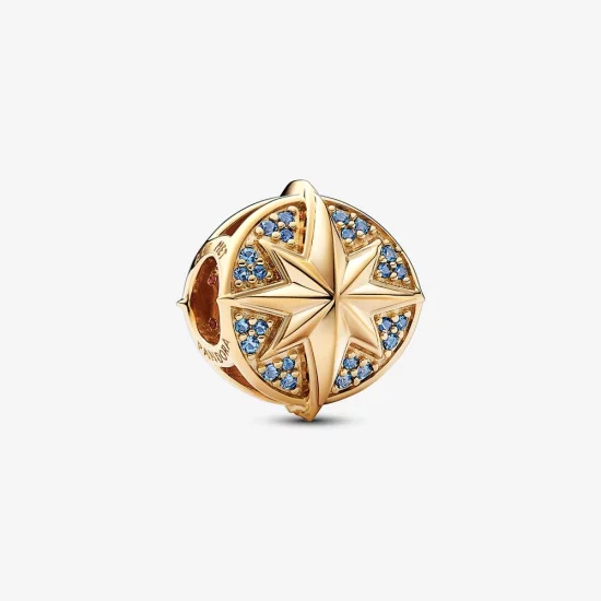 (image pour) Pandora Marvel Charm Insigne Captain Marvel - 762744C01