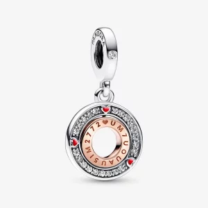 (image pour) Pandora MSG rotation en argent sterling et plaqué or rose 14 carats - 782640C01