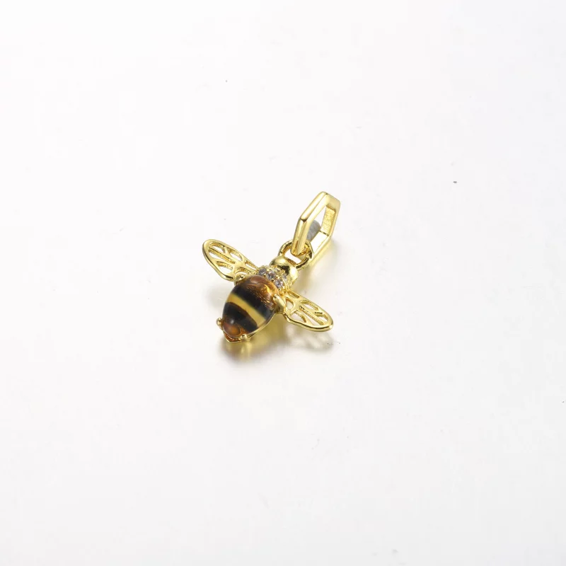 (image pour) Pendentif charmant en forme d'abeille scintillante Pandora - 762672C01 - Afficher 2