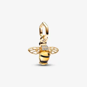(image pour) Pendentif charmant en forme d'abeille scintillante Pandora - 762672C01