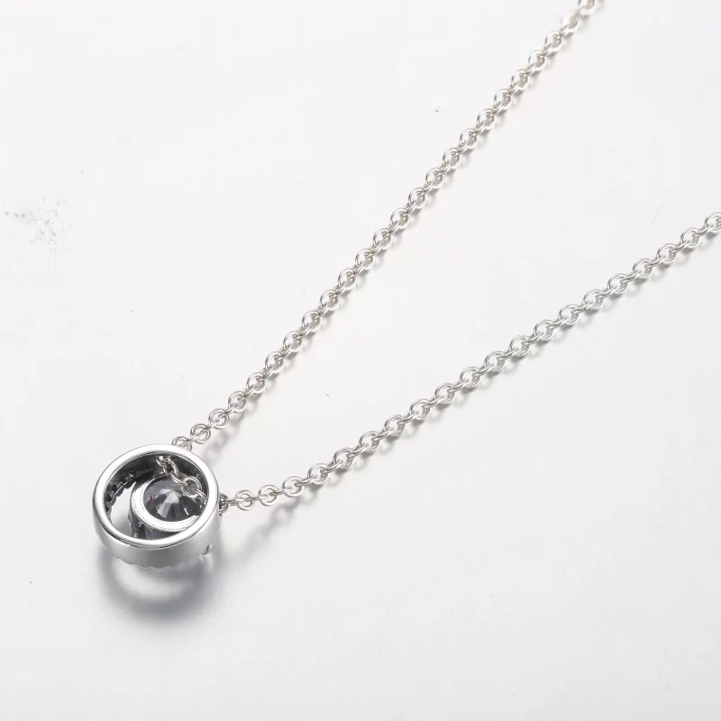 (image pour) Pendentif collier Pandora Sparkling Round Halo - 361174C01-45 - Afficher 3