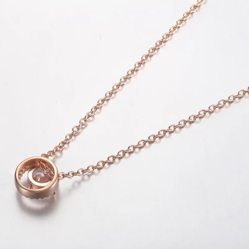 (image pour) Pendentif collier Pandora Sparkling Round Halo - 361174C02-45 - Afficher 3