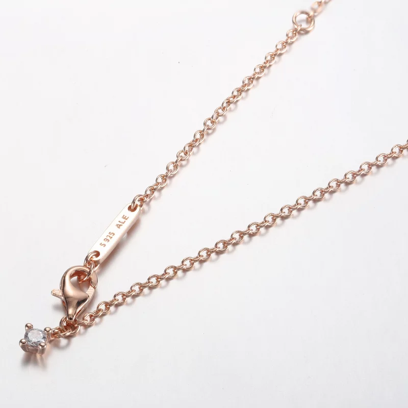 (image pour) Pendentif collier Pandora Sparkling Round Halo - 361174C02-45 - Afficher 4