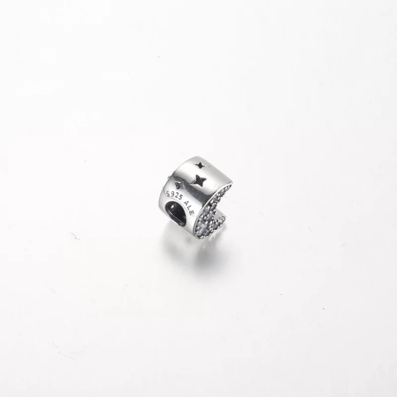 (image pour) Pendentif Lune Croissante Étincelante Pandora - 792768C01 - Afficher 3