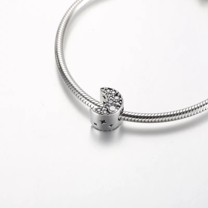 (image pour) Pendentif Lune Croissante Étincelante Pandora - 792768C01 - Afficher 5