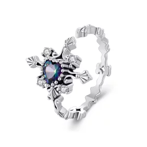 Bague croix Halloween de style Pandora - BSR482-E (image pour) Bague croix Halloween de style Pandora - BSR482-E