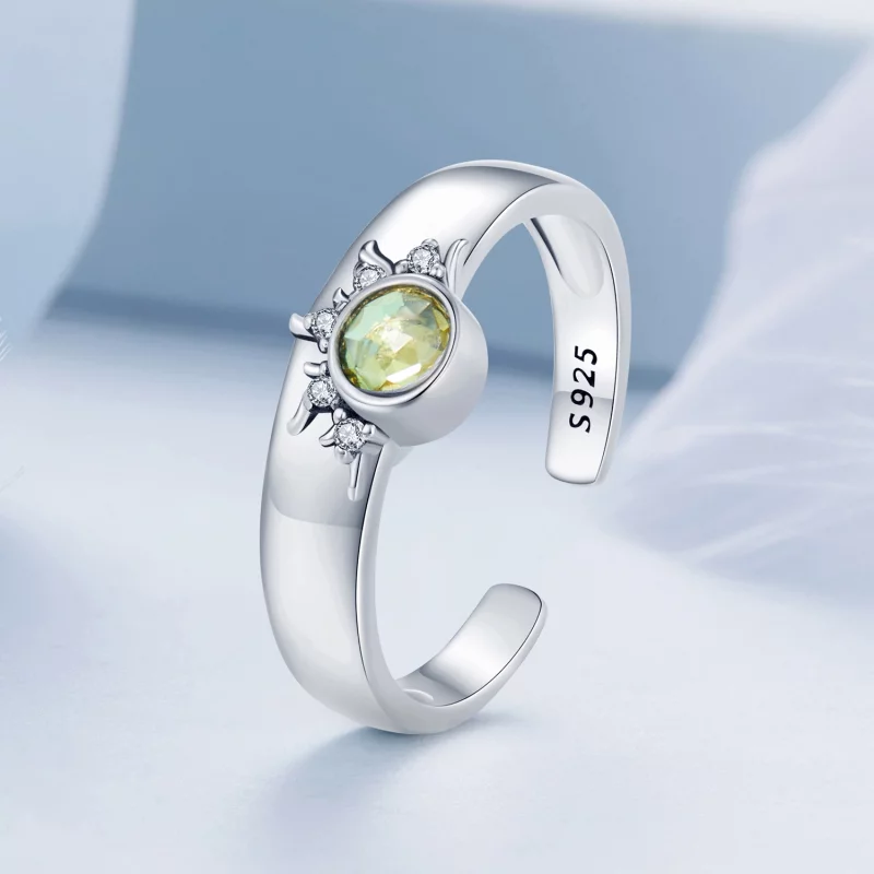 (image pour) Bague de couple style Pandora avec soleil, lune et étoiles - BSR491-E - Afficher 2