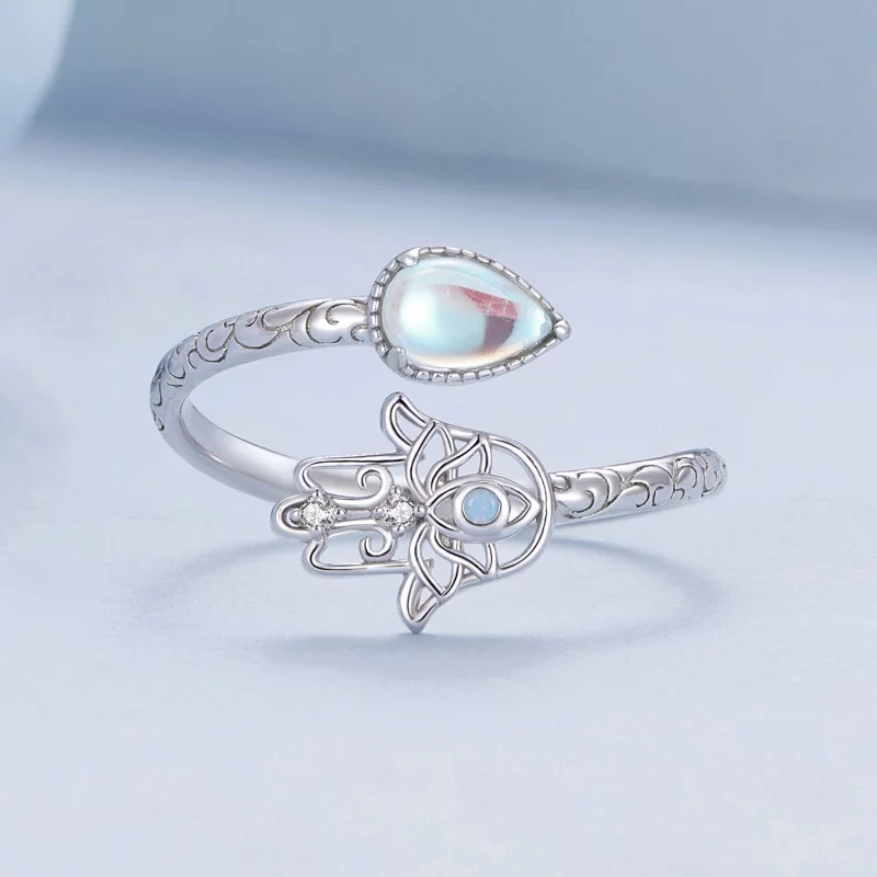 (image pour) Bague de style Pandora Main Chanceuse - BSR486-E - Afficher 3