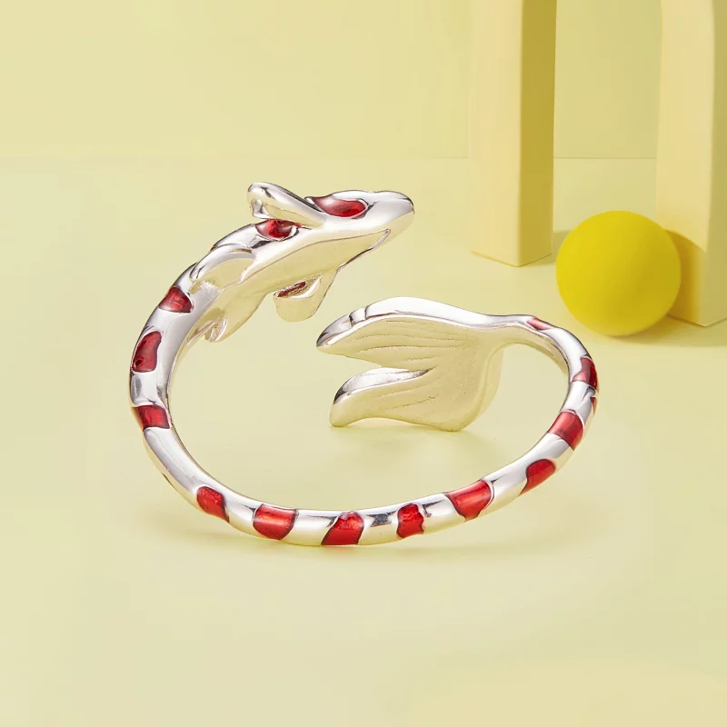 (image pour) Bague ouverte Koi style Pandora - BSR474-E - Afficher 4