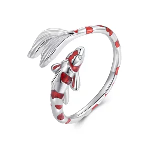 Bague ouverte Koi style Pandora - BSR474-E (image pour) Bague ouverte Koi style Pandora - BSR474-E