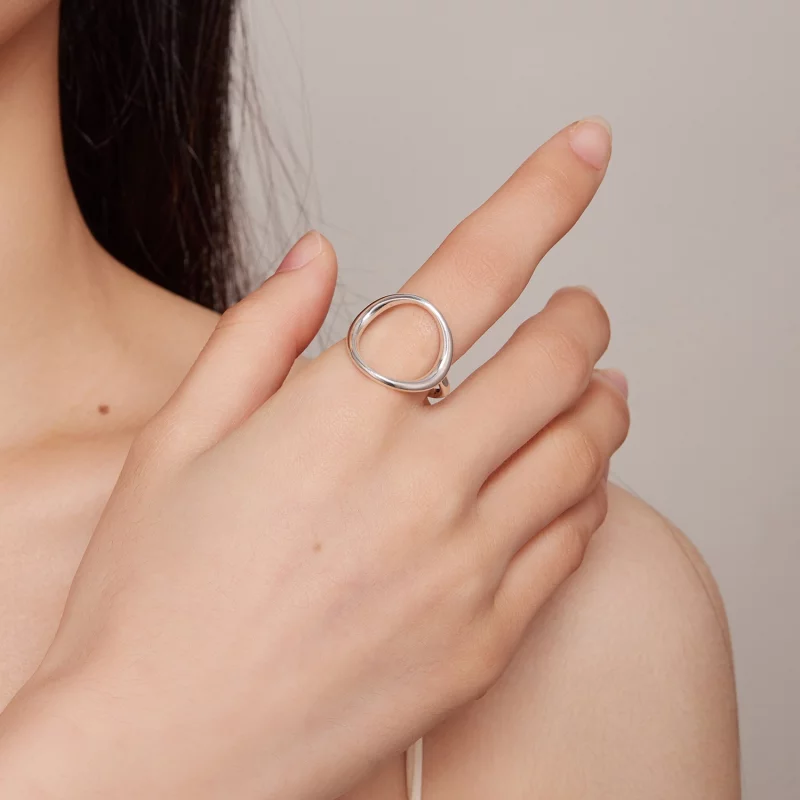(image pour) Bague ouverte Samsara de style Pandora simple - SCR919 - Afficher 5