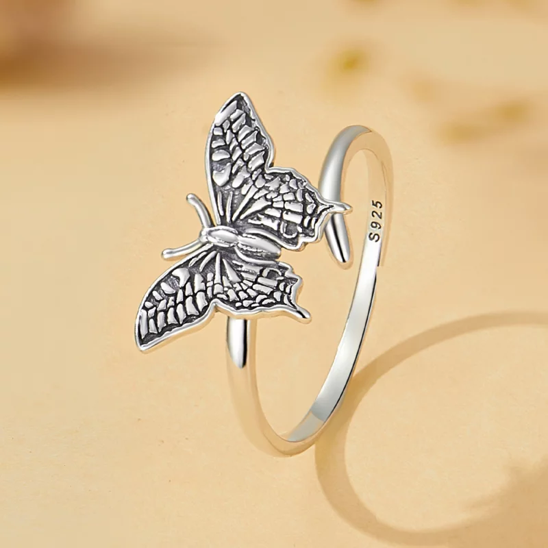 (image pour) Bague ouverte style papillon Pandora - SCR966-E - Afficher 2