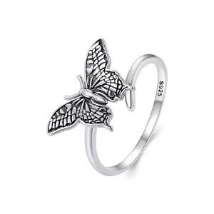(image pour) Bague ouverte style papillon Pandora - SCR966-E