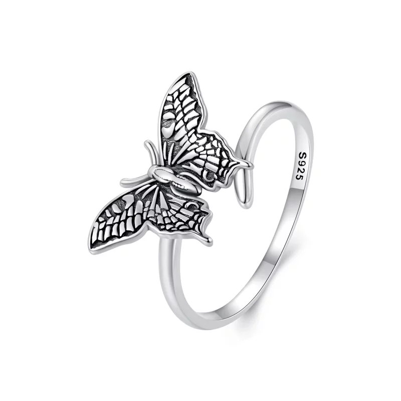 (image pour) Bague ouverte style papillon Pandora - SCR966-E