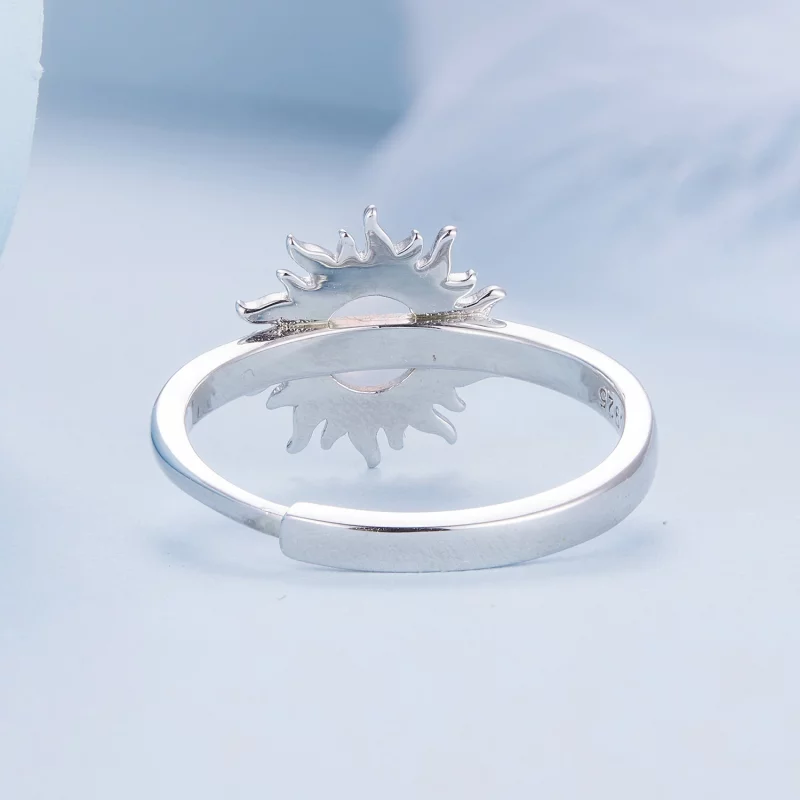 (image pour) Bague style Pandora avec opale en forme de soleil - BSR398 - Afficher 4