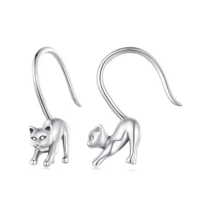 Boucles d'oreilles chaton style Pandora - Boucles d'oreilles à clous - SCE1618 (image pour) Boucles d'oreilles chaton style Pandora - Boucles d'oreilles à clous - SCE1618