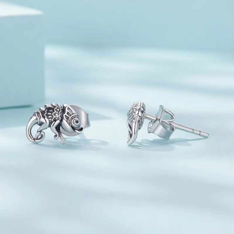 (image pour) Boucles d'oreilles clous de style Chameleon Pandora - SCE1661 - Afficher 4