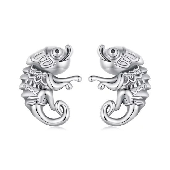 (image pour) Boucles d'oreilles clous de style Chameleon Pandora - SCE1661