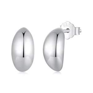 (image pour) Boucles d'oreilles clous de style Pandora avec lune - SCE1632