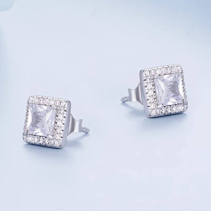 (image pour) Boucles d'oreilles clous de style Pandora de luxe léger - BSE895 - Afficher 3