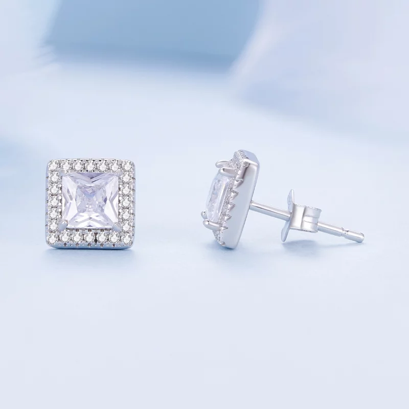 (image pour) Boucles d'oreilles clous de style Pandora de luxe léger - BSE895 - Afficher 4