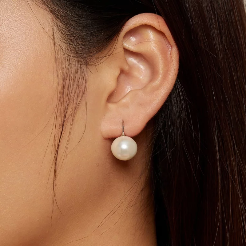 (image pour) Boucles d'oreilles à clous style Pandora avec perles - BSE857 - Afficher 7