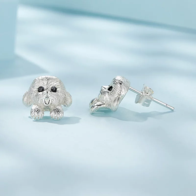 (image pour) Boucles d'oreilles à clous Teddy style Pandora - SCE1631 - Afficher 4