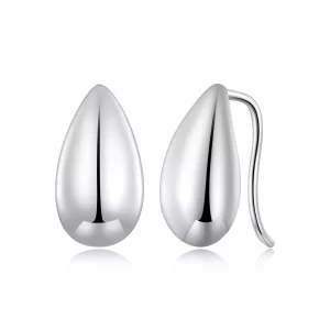 (image pour) Boucles d'oreilles clous étincelantes en forme de gouttes d'eau de style Pandora - BSE869