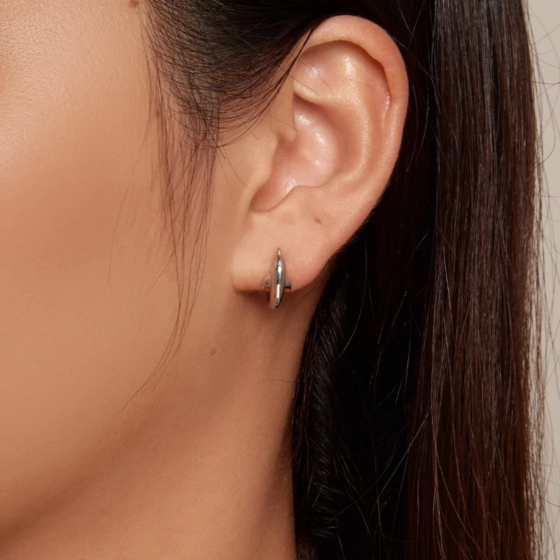(image pour) Boucles d'oreilles en forme de dauphin de style Pandora - BSE881 - Afficher 8