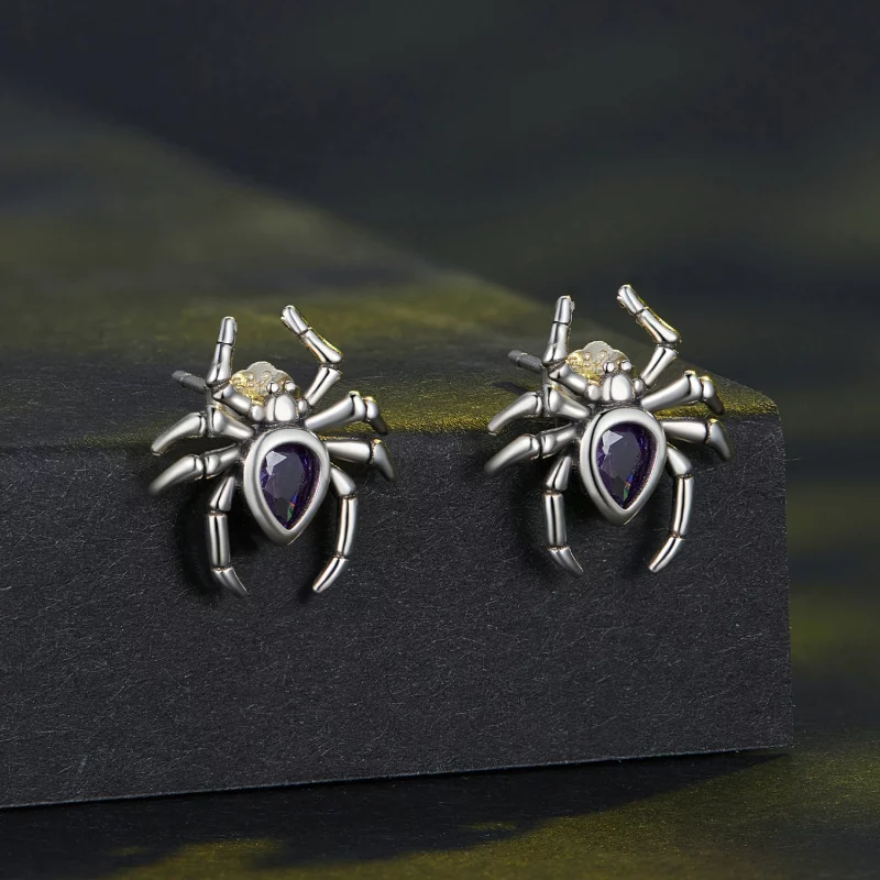 (image pour) Boucles d'oreilles Pandora Style Araignée à clous - BSE891 - Afficher 2