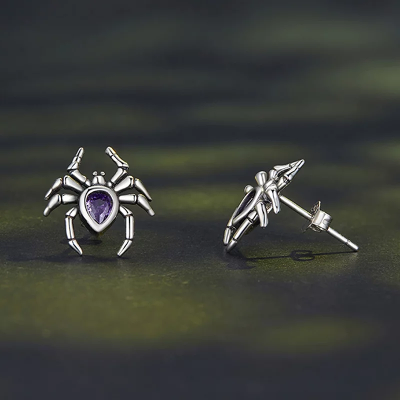(image pour) Boucles d'oreilles Pandora Style Araignée à clous - BSE891 - Afficher 4